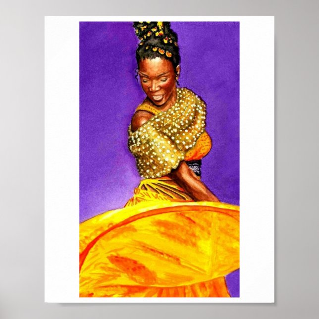 My Own Water Colour Art Poster (Front)