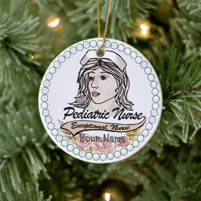 My Paediatrics Nurse Ceramic Ornament (Tree)