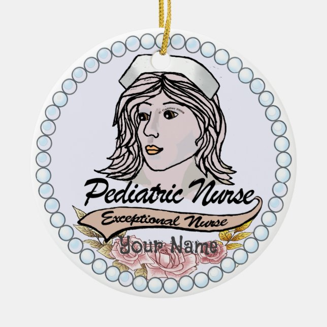 My Paediatrics Nurse Ceramic Ornament (Front)