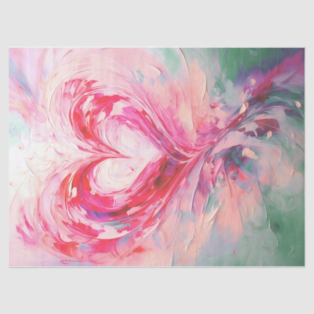 My Painted Heart, Expressions of Love Tissue Paper (Front)