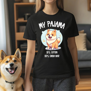 My Pajama Cute Shiba Inu Art T-Shirt