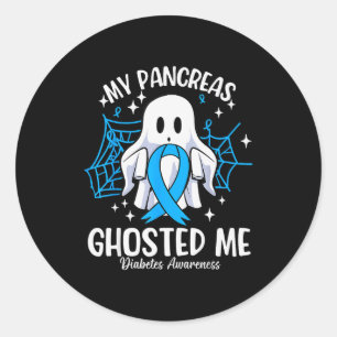 My Pancreas Ghosted Me Kids Funny Diabetes Type 1  Classic Round Sticker