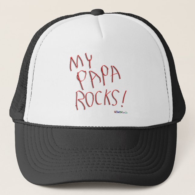 My Papa Rocks! Hat (Front)