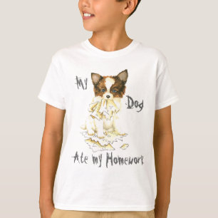 My Papillon Ate my Homework T-Shirt