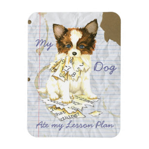 My Papillon Ate my Lesson Plan Magnet