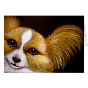 MY PAPILLON DOG CUSTOMIZE Card