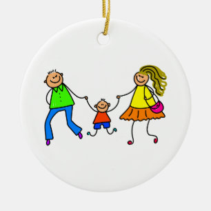 My Parents Ceramic Tree Decoration