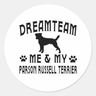 My Parson Russell Terrier Dog Classic Round Sticker