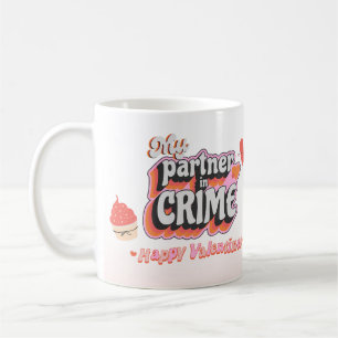 My partner in crime coffee mug