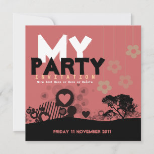 My Party Fun All Occasion Birthday Invitation