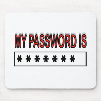MY PASSWORD MOUSE PAD