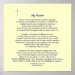 My Pastor Poster