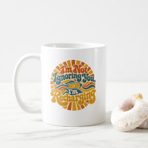 My Patience Has Left the Chat – Funny Retro 70s Coffee Mug