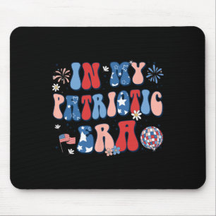 My Patriotic Era Retro 4th Of July Fourth Girls Gr Mouse Pad