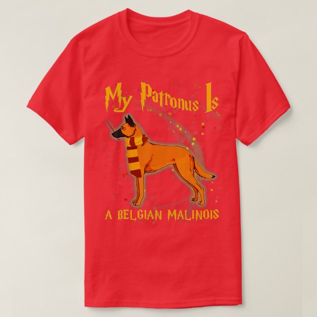 My patronus is BELGIAN MALINOIS - BELGIAN MALINOIS T-Shirt (Design Front)