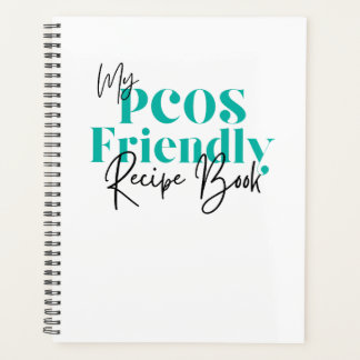 My PCOS FRIENDLY Recipe Book Planner