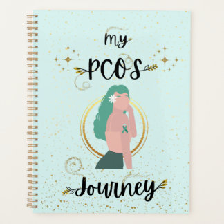 My PCOS Journey Polycystic Ovary Syndrome Teal Planner