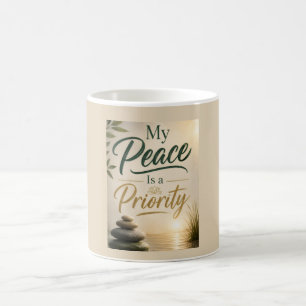 My Peace is a Priority Coffee Mug
