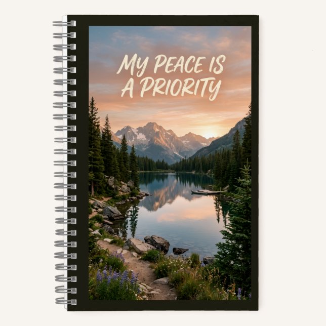 My Peace is a Priority Notebook (Front)