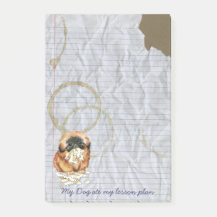 My Pekingese Ate my Lesson Plan Post-it Notes