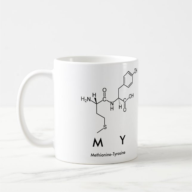 My peptide name mug (Left)
