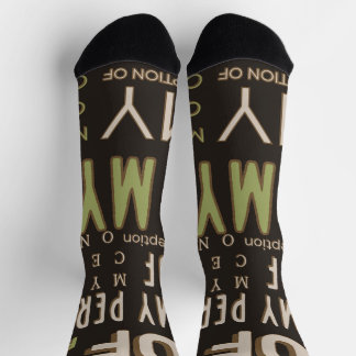 My Perception of u Tube Socks Brown/Green