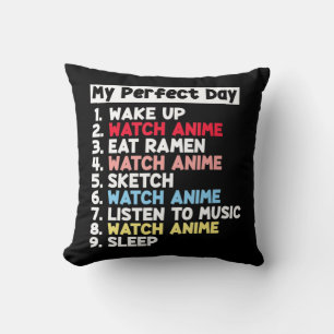 My Perfect Day Anime Merch Cute For Teens Girls Wo Cushion