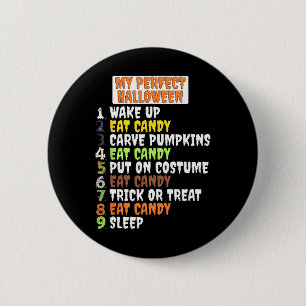 My Perfect Halloween Fun Skeleton Zombie Cool Pump 6 Cm Round Badge