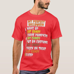 My Perfect Halloween Funny Skeleton Zombie Cool Pu T-Shirt
