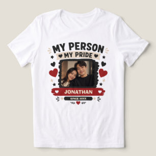 My Person My Pride Custom Tri-Blend Shirt