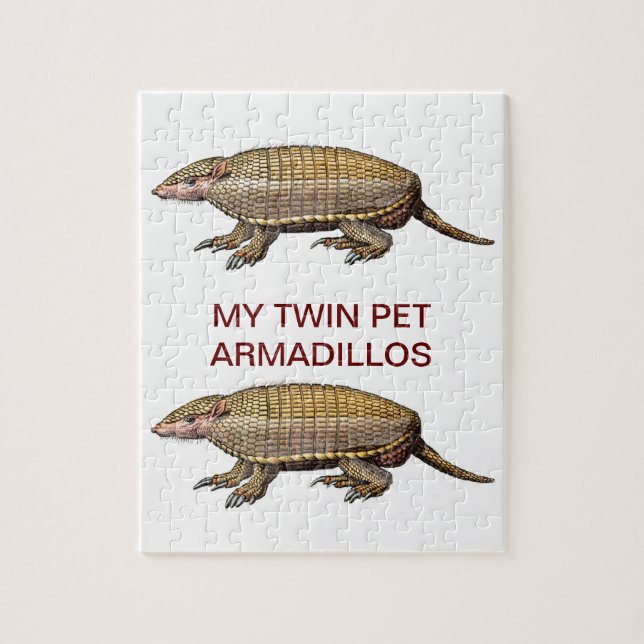 My Pet Armadillo - Cute & Cuddly - YES ! Jigsaw Puzzle (Vertical)
