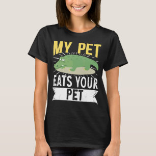 My Pet Eats Your Pet Crocodile Alligator Croc Gato T-Shirt