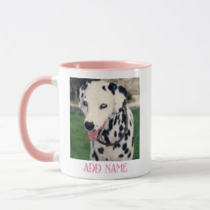 My Pet Friend Custom Photo Pastel Pink Mug