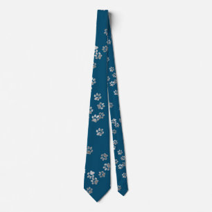 My Pet Pawprints Tie