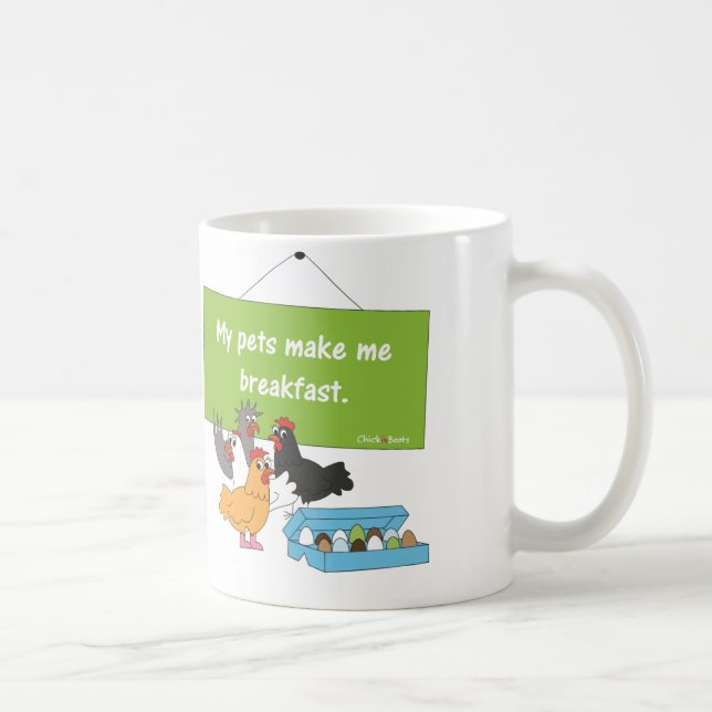 My Pets Make Me Breakfast Mug (Right)