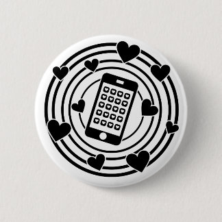 My Phone is the Centre of My Universe! 6 Cm Round Badge
