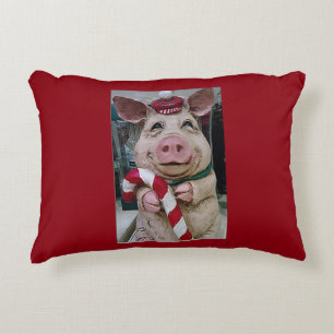 "MY PIGGY PILLOW" CHRISTMAS DECOR DECORATIVE CUSHION