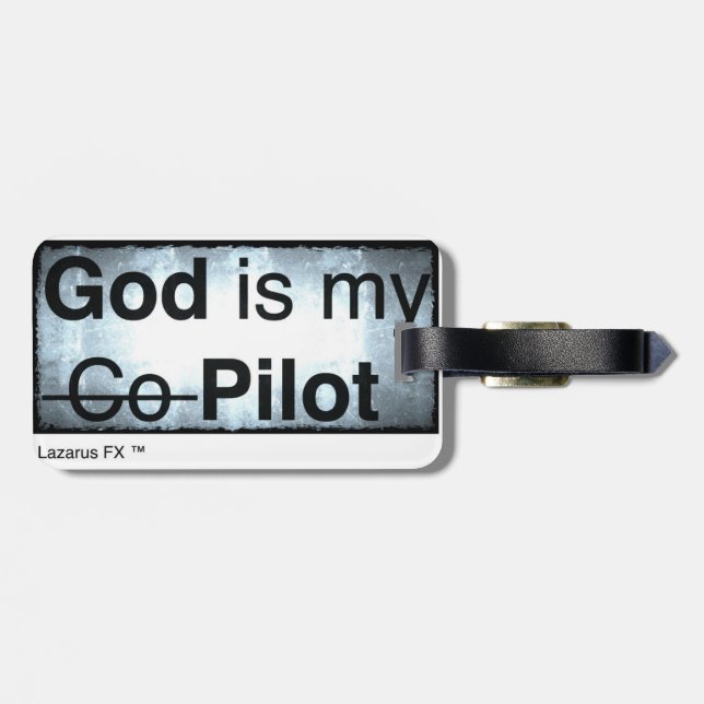 "My Pilot" luggage Luggage Tag (Back Horizontal)