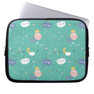 My Planet Dream Big Little One Pattern Laptop Sleeve