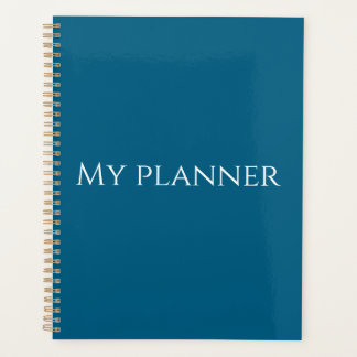 My planner