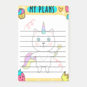 My Plans Post-It Notes: Plan Your Day Notes