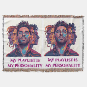 My Playlist Is My Personality Music Lover Blanket