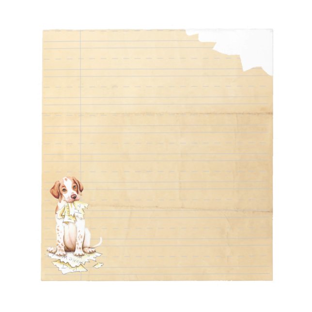 My Pointer Ate My Homework Notepad (Front)