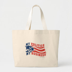 My Politics Large Tote Bag