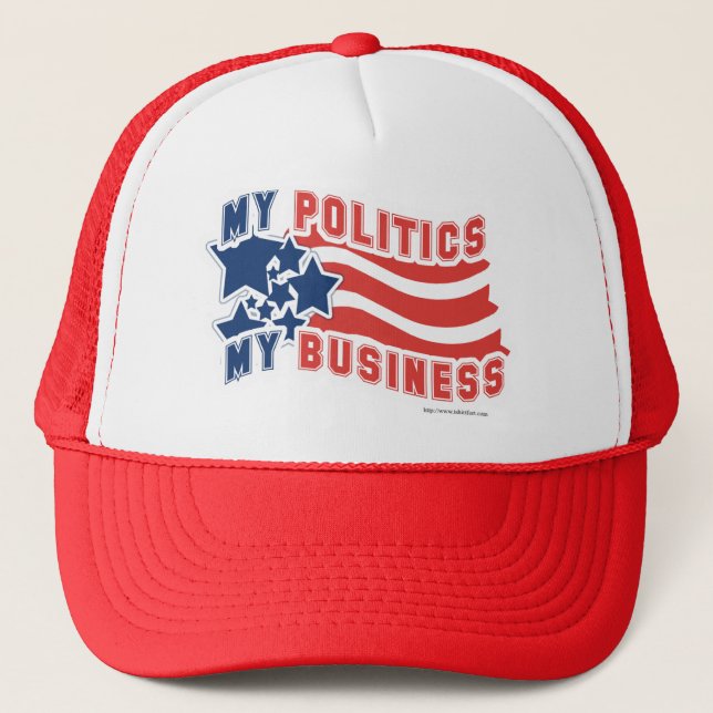My Politics My Business Trucker Hat (Front)
