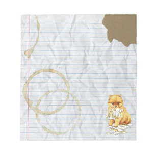 My Pomeranian Ate My Lesson Plan Notepad
