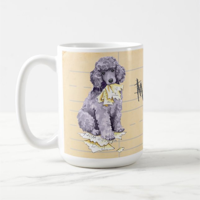 My Poodle Ate my Homework Coffee Mug (Left)