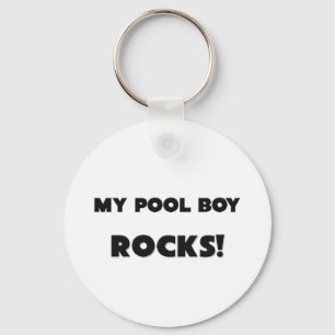 MY Pool Boy ROCKS! Key Ring