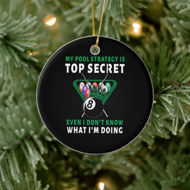 My Pool Strategy Is Even Ceramic Ornament (Tree)