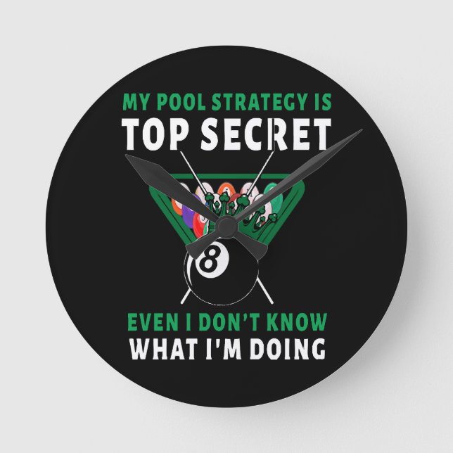 My Pool Strategy Is Even Round Clock (Front)